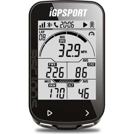 BSC100S Compteur Vélo, GPS Vélo, 40 Données Sportives Ordinateur de 40h Autonomie de Batterie Écran de 2,6'' (1/4)