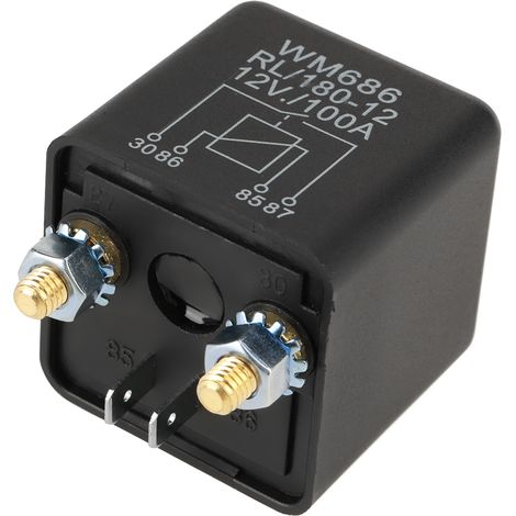 Hochleistungsfähiges 12V 100A normalerweise offenes Anlasserrelais für Kfz-Anlasser zur Ein-/Ausschaltung der Batterie
