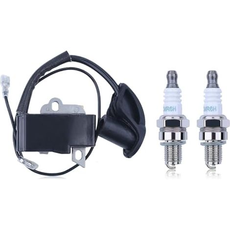 Bobine d'Allumage pour Stihl BR500 BR550 BR600 Tronçonneuse, Haishine Module de Bobine d'allumage Durable Pièces de Tronçonneuse Professionnelles Accessoires 4282 400 1305 (1/4)