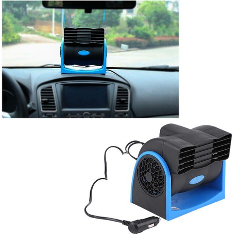 Adatto per auto, piccolo ventilatore silenzioso a velocità regolabile da 12 V per la circolazione dell'aria