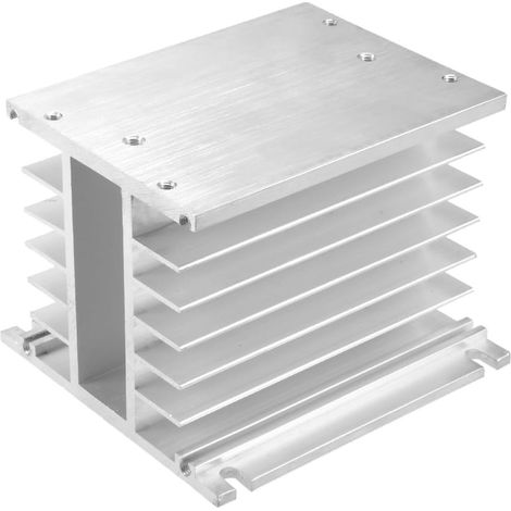 Aluminium Warm Spüle SSR Ableitung für dreistufige Festkörperrelais 10A-100a DE de (1/4)