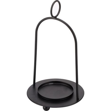 Bougeoir noir, bougeoir décoratif portable pour mariage, dîner, fête (1/4)