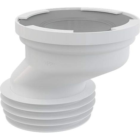 Alcaplast A991-40 Raccordo per WC eccentrico 40 mm, Bianco