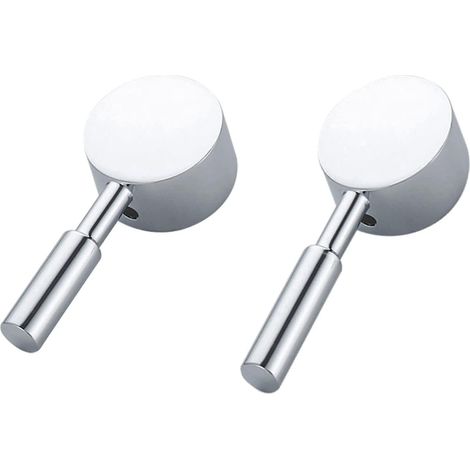 Kranhandtagsspakar i zinklegering - 2 st, argent (1/5)