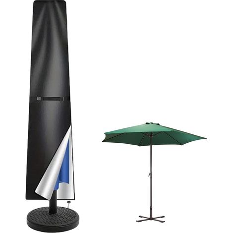 Housse Parasol, Couverture de Parasol, Housse de Protection pour Parasol, Housse de Parasol Imperméable, Housse de Parasol pour Parasol Droit, Couverture de Parapluie de Jardin, 190 x 50 cm (1/5)