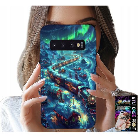 Custodia per Samsung Galaxy S10 - motivi treno, espresso, natalizi + lamina (1/5)
