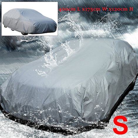 Youyijia Car Cover Outdoor All Weather Protection Car Cover 400X Universal Fully Waterproof Scratch Proof Durable Universal Auto Cover 175X120cm (1/5)