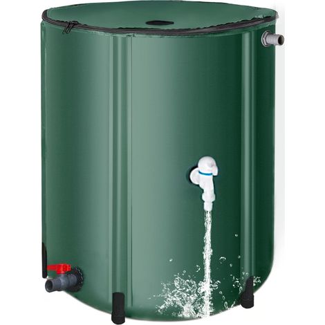 Seau D'eau Pliable - 200 L - PVC Résistant Aux Intempéries - Pour Cour Familiale - 1 Pièce (1/5)