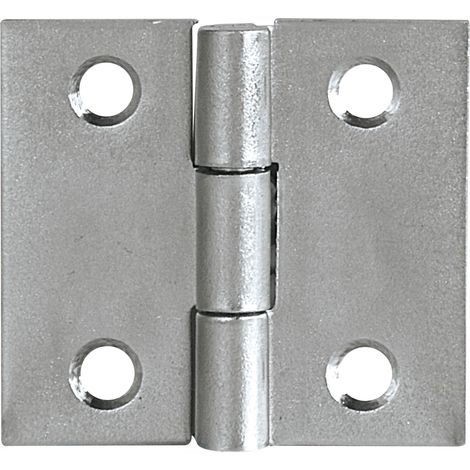 SCHMALE Scharnier DIN 7954 C quadratisch 25 x 25 mm Stahl verzinkt (1/2)