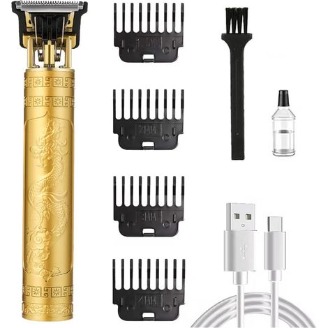 Men's Hair Trimmer Beard Gap With LED Screen Finish Barber Professional Razor Men Electric Hair Gift