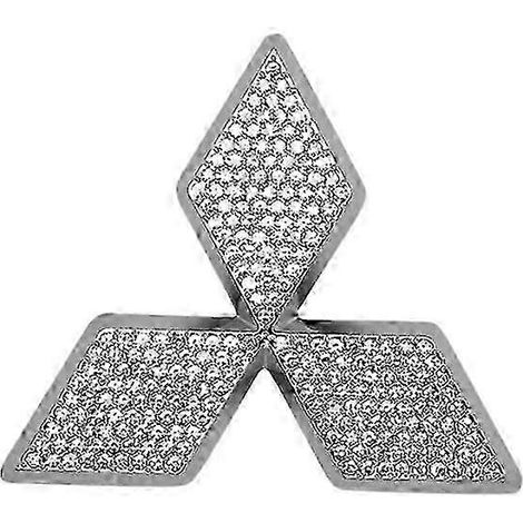 1 pièce pour logo de volant Mitsubishi, accessoire de décoration automobile avec logo diamant. (1/5)