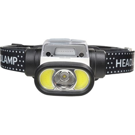LED-Stirnlampe, wiederaufladbare Laufstirnlampe, 5 Leuchtmodi, ultrahelle Stirnlampe mit Induktionsbeleuchtung (1/5)