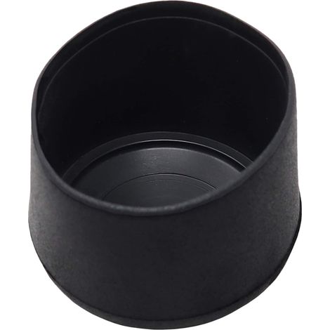 Adsamm® / 4 x puntali avvolgenti esterni / neri / Ø 39 - 42 mm / tondi / piedini in PVC per gambe di mobili tonde / puntali protettivi per arredi Adsamm® Quality (1/2)