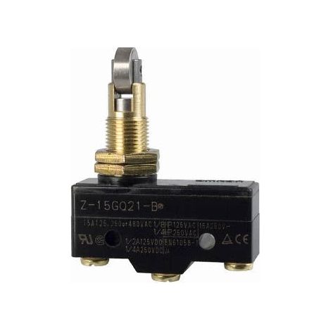 Microinterruttore a pulsante con rotella Omron Z15GQ21B