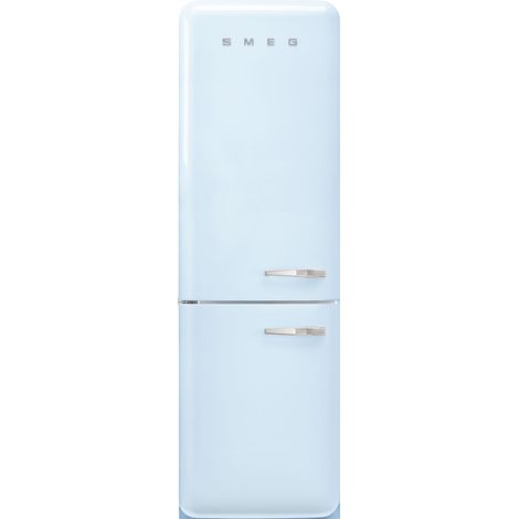 Smeg FAB32LPB6 frigorifero con congelatore Libera installazione 331 L Blu Made in Italy. Capacità netta totale: 331 L. Cerniera porta: Sinistra, Tipo di display: LED. Classe climatica: SN-T, Emissi... (1/4)