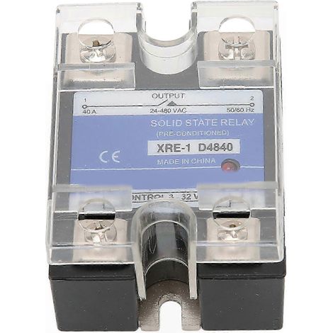 Relais statique à commande CC/CA pour imprimantes 3D, relais monophasé, tension d'isolation 2500 V (1/5)