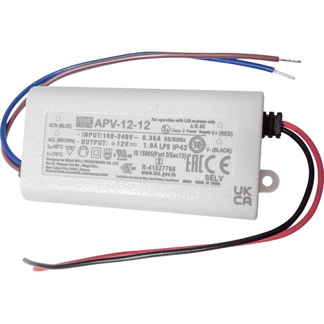 Alcadrain Netzgerät AEZ310 230 V AC/12 V DC/12 W, IP20