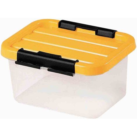 Systembox 3 l, 23 x 19 x 12 cm mit Deckel, farblich sortiert