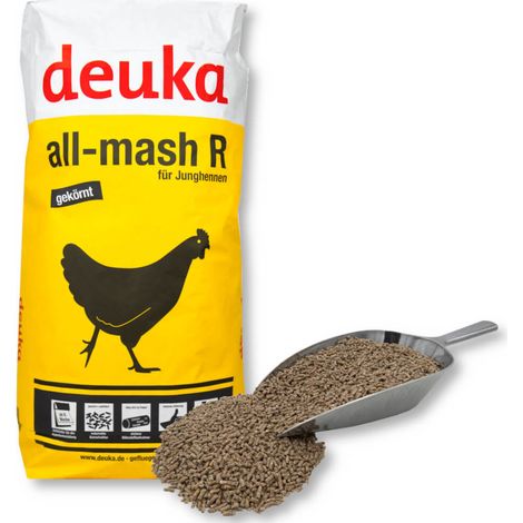 Deuka All-Mash R Korn 25 kg o.Cocc Reifefutter Küken Aufzucht Futter Geflügel