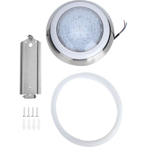 Éclairage subaquatique LED 12V 18W pour piscine, spa, source chaude et fontaine - Lampe RGB multicolore.