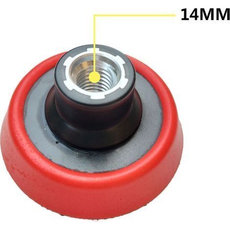 3-teiliges Schleifscheiben-Set (25 mm, 50 mm, 75 mm) mit M14-Klettverschluss, selbstklebend, zum Polieren mit Bohrmaschine und Winkelschleifer. (1/4)
