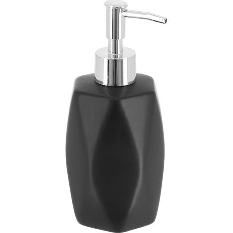 Distributore di sapone a forma di diamante 330 ml - nero - Tendance (1/3)