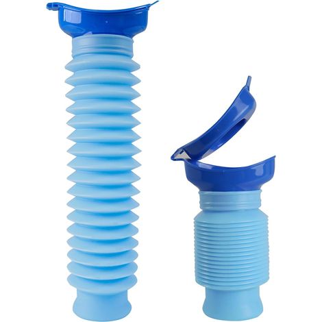 (750 ml) Faltbares Urinal, tragbares Urinal für Männer und Frauen, mobile Outdoor-Toilette für Camping, Auto, Stau und Warteschlangen (1/5)