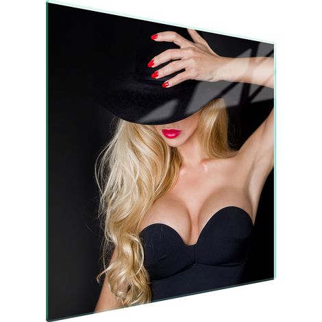 GLASSCHUTZPLATTE FÜR HERD 50x52 FRAUEN