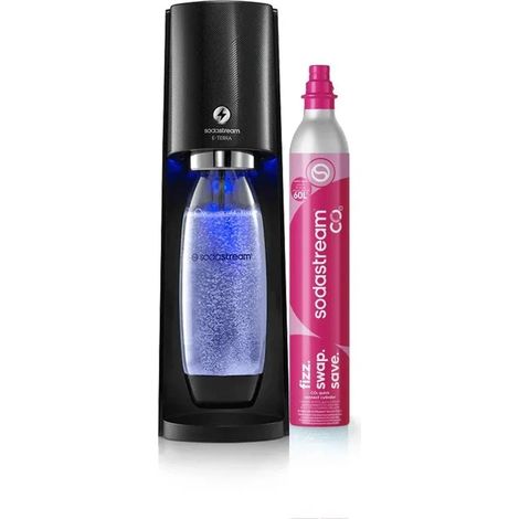 Máquina de soda Sodastream E-Terra negra 1 litro