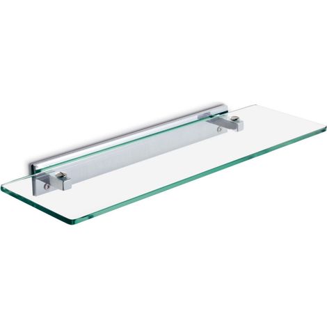 BELTRAN 450 TURIN Estantería 45X12 Atornillar Cromo Cristal - ref: 064-450