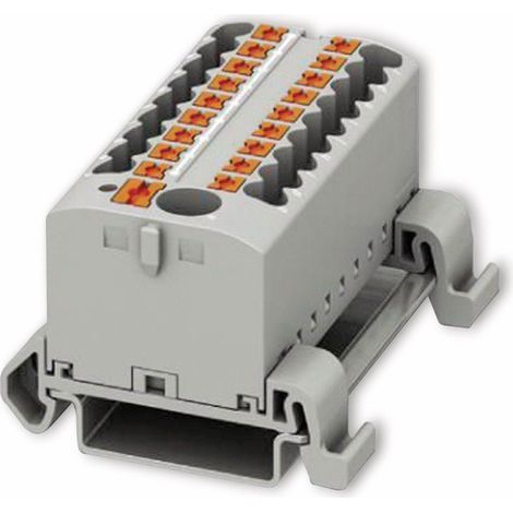Rail de fixation pour bornes, longueur 56,5 mm, largeur 45,7 mm, lot de pièces pour connexions électriques, compatible avec installations domestiques et industrielles