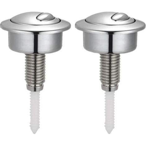 Ensemble de 2 boutons de double chasse d'eau Siamp pour réservoir de WC Optima 49 Twyford Vitra (1/5)