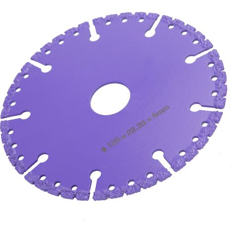 Vakuumgelötetes Diamant-Sägeblatt für den Abbruch von Keramikfliesen, Trennscheibe, Schleifscheibe, Durchmesser 125 mm (1/5)