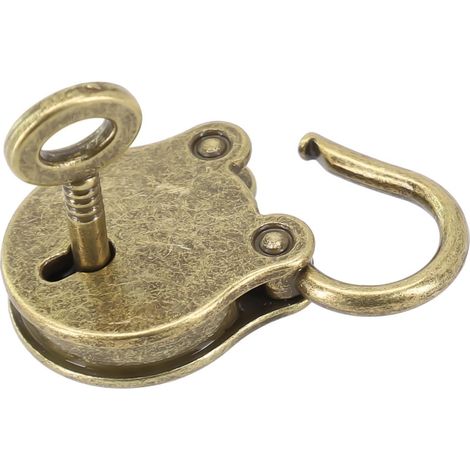 37mm bronze bear padlock for securing luggage (1/5)