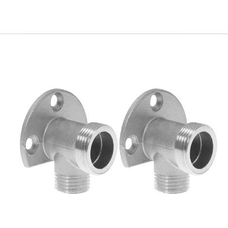 2 Pièces Raccord Mural Mitigeur Douche - Adaptateur INOX 304 5cm (1/5)