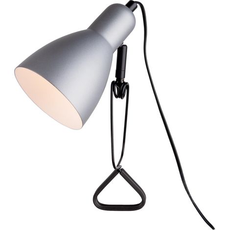 Lampe de table pince NÄVE 3194959, 18W, E14, argent