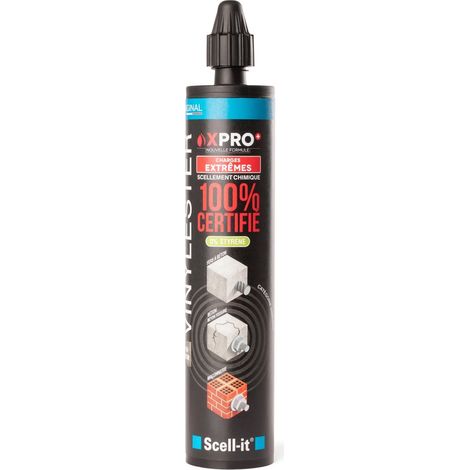 [X-PRO300] Résine vinylester Scell-it X-PROplus spéciale béton 300ml