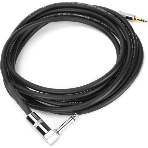 Câble audio stéréo JORINDO 6,35 mm mâle vers 3,5 mm mâle pour guitare, piano, amplificateur et téléphones portables JD6090 - 3 m / 9,8 pi (1/5)
