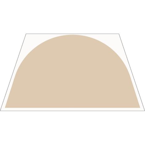 Autocollant et Facile à Utiliser Beige en Pvc D'arche Mural Géométrique Adhésif Puissant, Décoration Moderne pour Bureau ou Salle de Jeux (1/5)