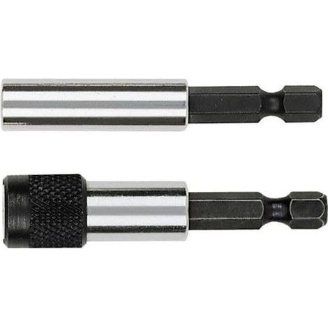 Porte-embouts 1/4", boîte en plastique, compacte et résistante, idéale pour organiser et ranger les embouts de tournevis et les embouts.
