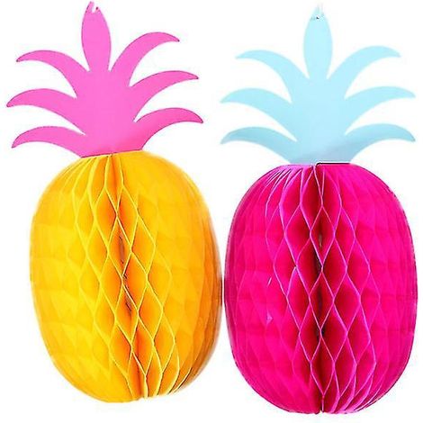 2 boules de fleurs en papier