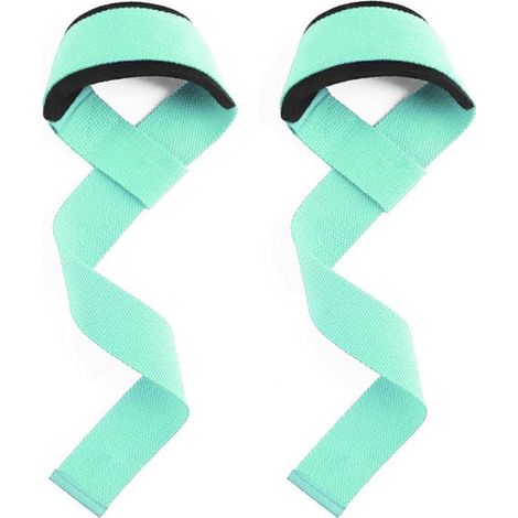 2 piezas - 3,860 cm - Correas para dominadas - Correas de tracción para fitness - Correas antideslizantes - Muñequeras - Bandas para peso muerto para entrenamiento de fuerza - específicas (1/5)