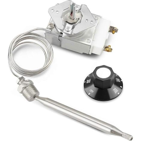 RX-2-24 Thermostat für Fritteusen, kompatibel mit ADCRAFT-Modellen, einschließlich Adcraft Atosa 301030004 und Robertshaw 5300-402 Gasfritteusen, mit 3/8"-Gewinde. (1/5)
