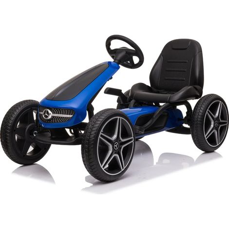Go Kart per Bambini Mercedes - 3 a 7 anni - Ruote in EVA - Blu (1/5)