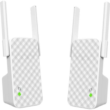 Presa amplificatore di segnale Wi-Fi - Presa Wi-Fi da 300 Mbps - Ripetitore Wi-Fi con 2 antenne esterne da 3 dBi - Amplificatore di segnale di rete - Estensore Wi-Fi (1/5)