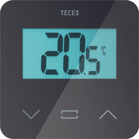 Unidad de control TECEfloor, temperatura, pantalla LCD, 77420052