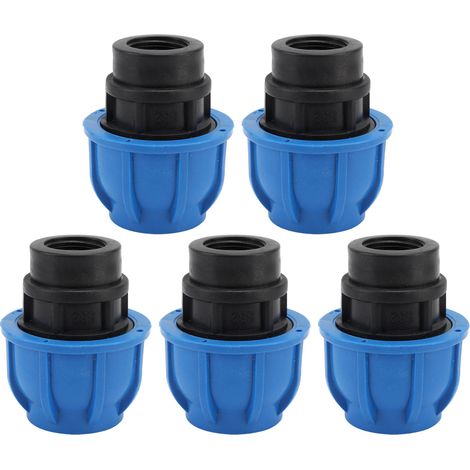 5-teiliges Schnellkupplungsset für Wasserleitungen, Innengewinde, gerade, 32 x G3/4 (1/5)