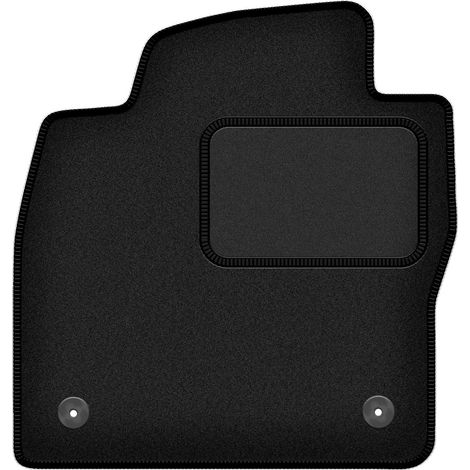 Alfombrilla de terciopelo para el conductor para: Skoda Fabia IV hatchback (2021-) negra (1/5)