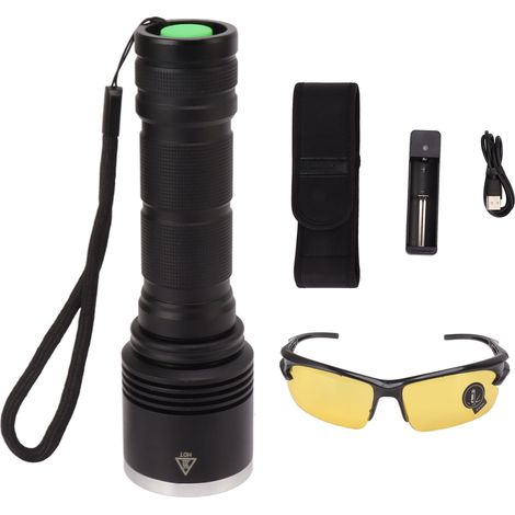Wiederaufladbare 365-nm-UV-Taschenlampe mit USB-Anschluss, Haustierurin-Detektor und Harzhärtungslampe (1/5)