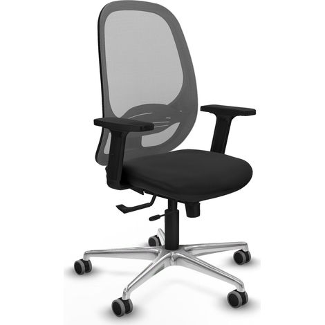 Silla de oficina piqueras y crespo Cilanco gris tela malla (1/2)
